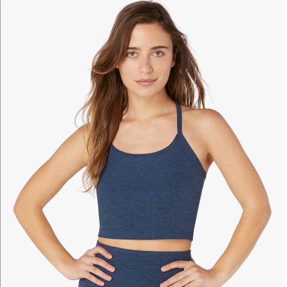 Beyond Yoga Slim Racerback Cropped Tank INSNV - Picture 2 of 5